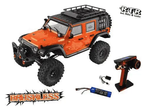 Crawler DF4S Pro BL Naranja 1/10 RTR
