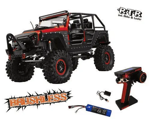 Crawler DF4S Pro BL Rojo Escala 1/10 RTR