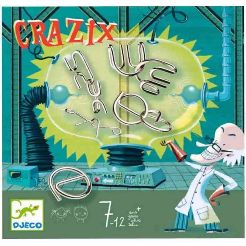 Crazix Juego de Paciencia Rompecabezas de metal DJ08463 - Djeco 38463