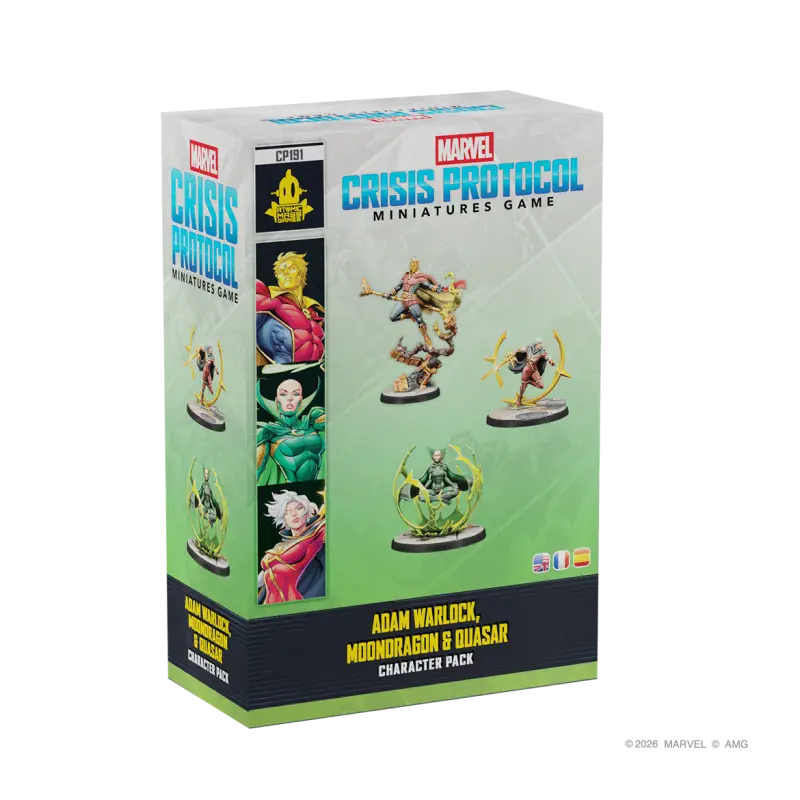 Crisis Protocol - Adam Warlock, Moondragon & Quasar