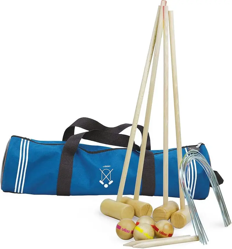 Croquet Junior Vilac | Set 4 Jugadores con Bolsa | +4 Años