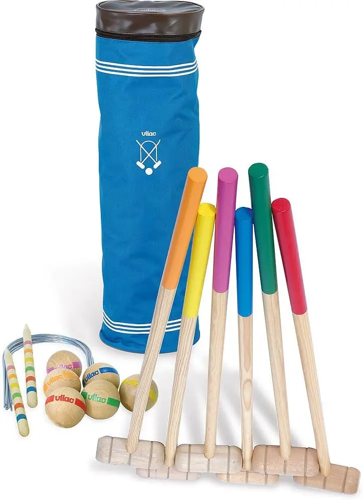 Croquet Senior Vilac | Set 6 Jugadores con Bolsa | +5 Años