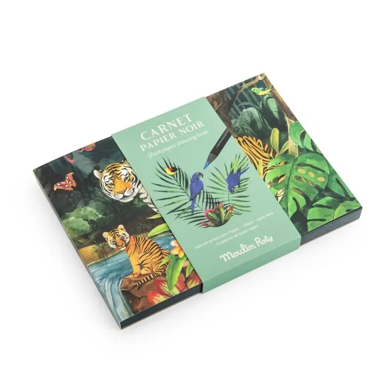 Cuaderno de dibujo hojas negras Tout autour du monde
