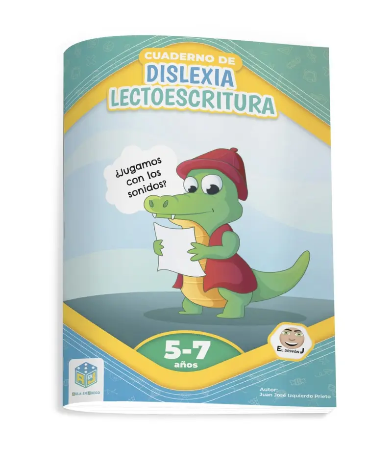 Cuaderno de Dislexia Lectoescritura de 5 a 7 años - Átomo