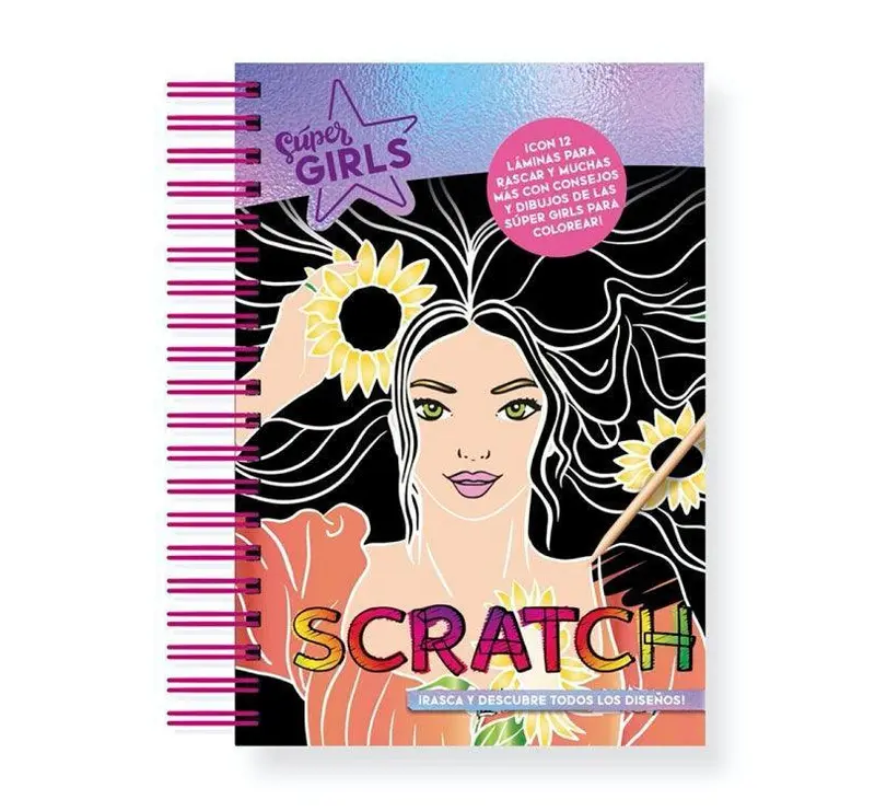 Cuaderno de láminas de rascar