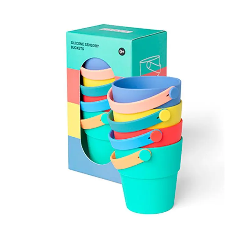 Cubos de baño sensoriales blanditos