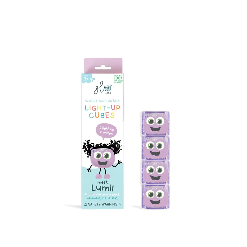 Cubos GloPals, juguetes sensorial activado por agua