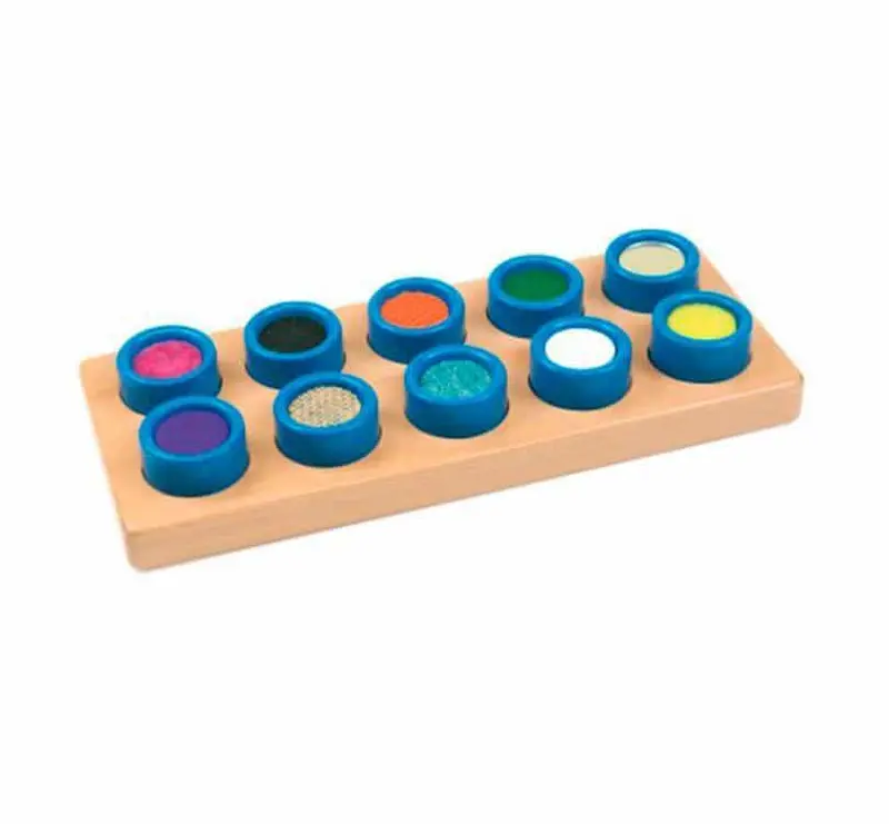 Cubos táctiles de madera Andreu Toys