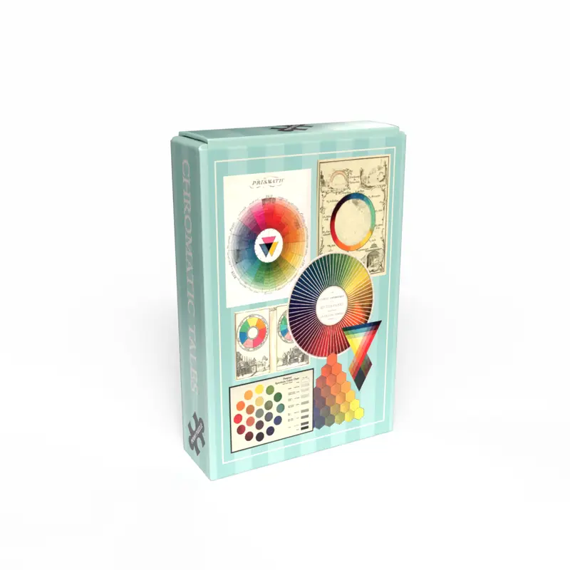 CUENTOS CROMÁTICOS minipuzzle vintage de 99 piezas