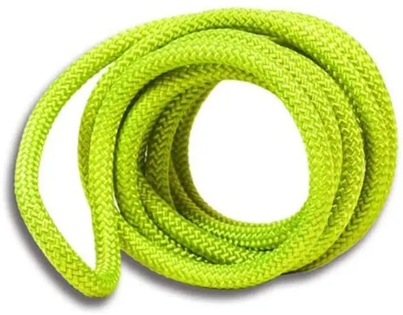 Cuerda competición gimnasia ritmica 3 metros fluor verde - Amaya