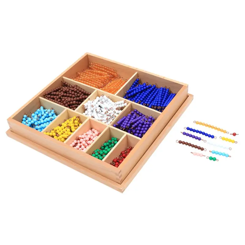 Decanomio (perlas y barras) Montessori