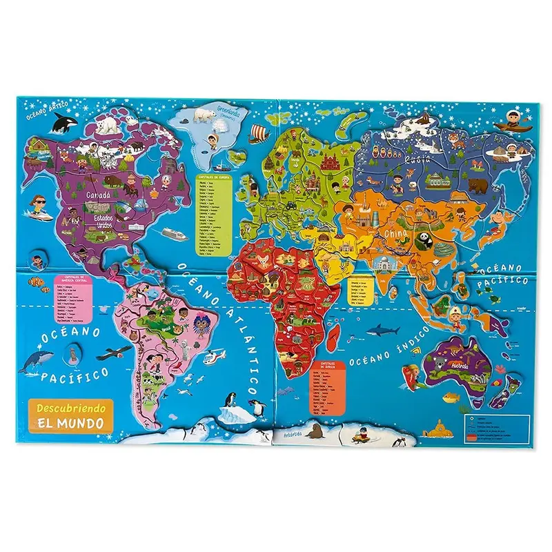 Descubriendo mundo atlas magnetico