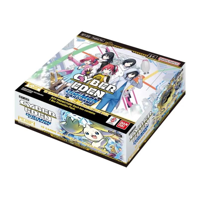 Digimon Card Game - Cyber Eden Booster Display BT22 (24 Packs)