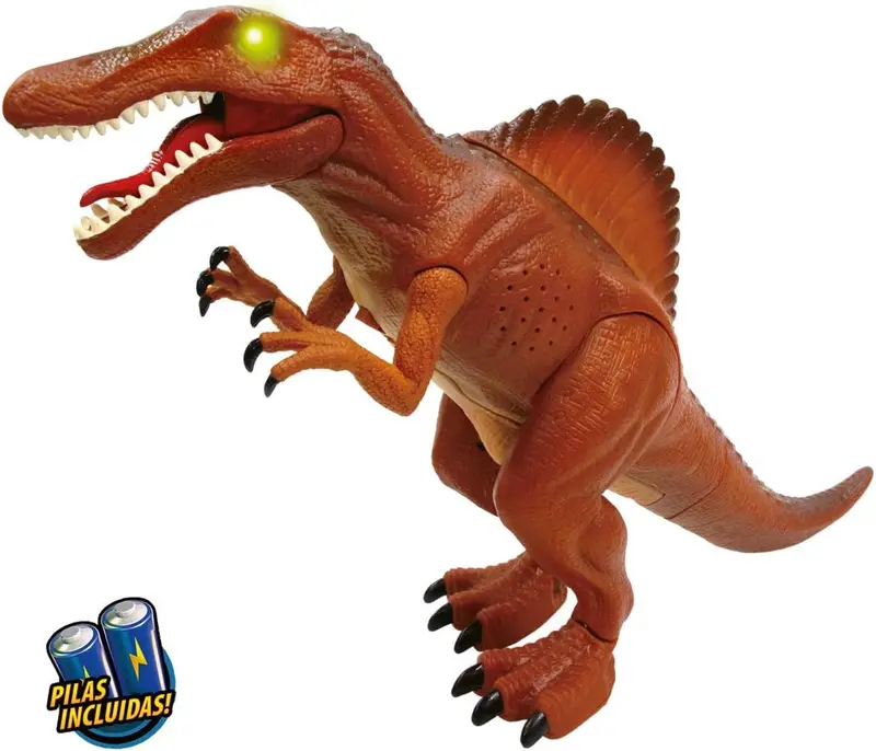 Dinosaurio con movimientos y sonidos reales - spinnosaurus - worldbrands