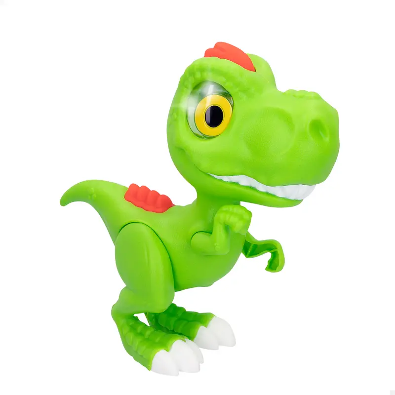 Dinosaurio juguete T-Rex con luz, sonido y grabación Dinos Unleashed