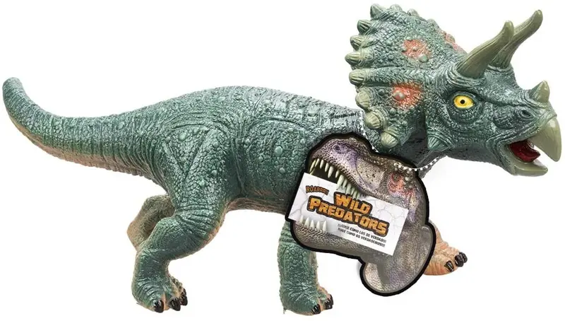 Dinosaurio triceratops foam - wild predators