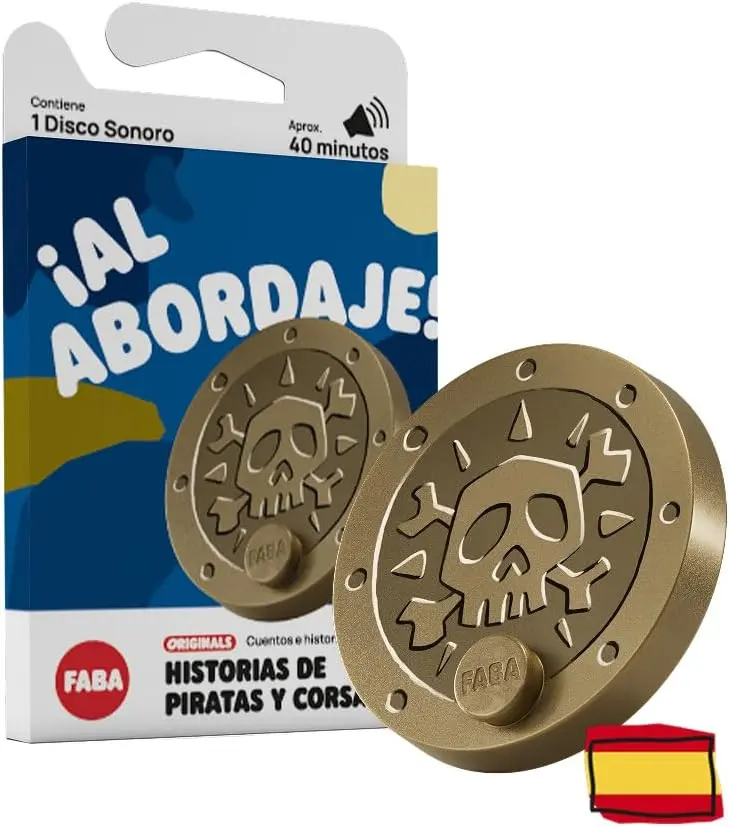 Disco Sonoro FABA Historias de Piratas y Corsarios DSE10000 | +6 Años