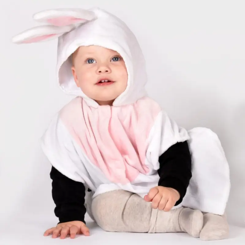 Disfraz poncho Conejo 1-4 años
