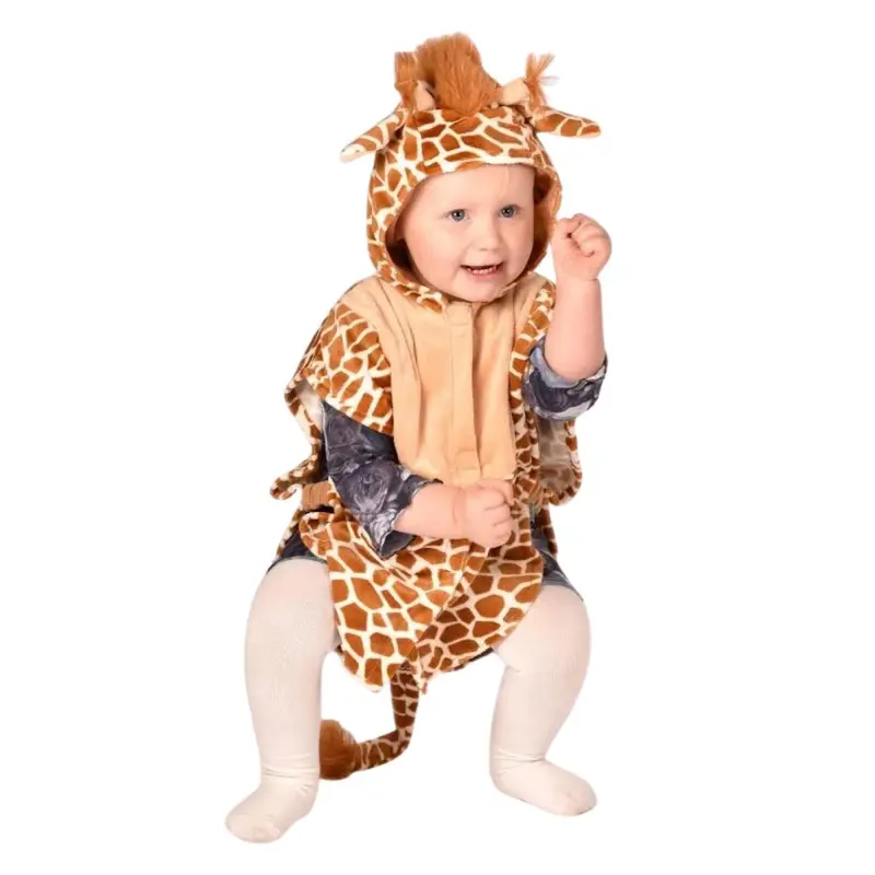 Disfraz poncho Jirafa 1-4 años