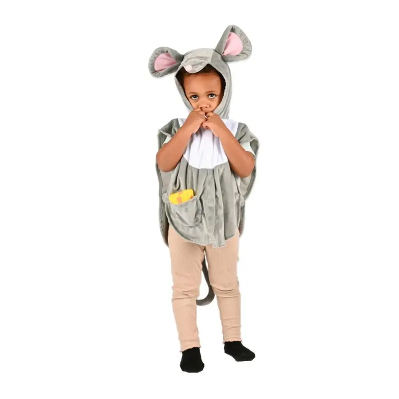 Disfraz poncho Ratoncito 1-4 años