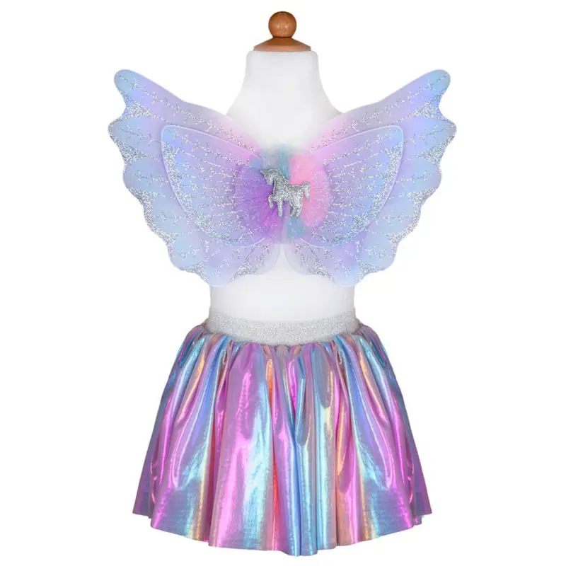 Disfraz Unicornio pastel falda y alas (4-6 años)