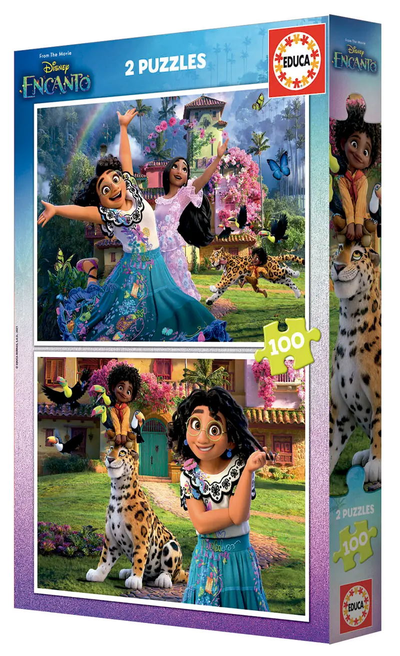 Disney Encanto Puzzle 2 x 100 piezas - Educa Borrás 19201