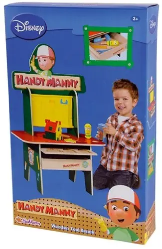 Disney Handy Manny Banco de Trabajo de Madera Mani Manitas - Eichhorn 4705