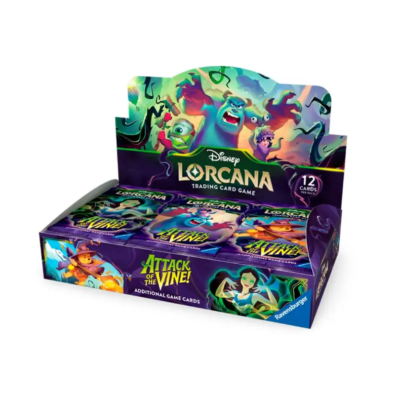 Disney Lorcana - Attack of the Vine - Caja de sobres (24 packs) (Inglés)