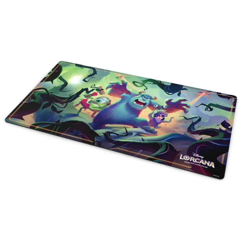 Disney Lorcana - Attack of the Vine - Mike Wazowski, Sulley y Boo playmat