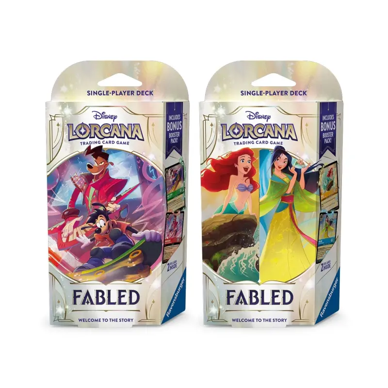Disney Lorcana - Fabled - Mazos de Inicio (Inglés)