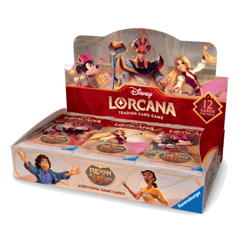 Disney Lorcana - Reign of Jafar - Caja de sobres (24 packs) (Inglés)