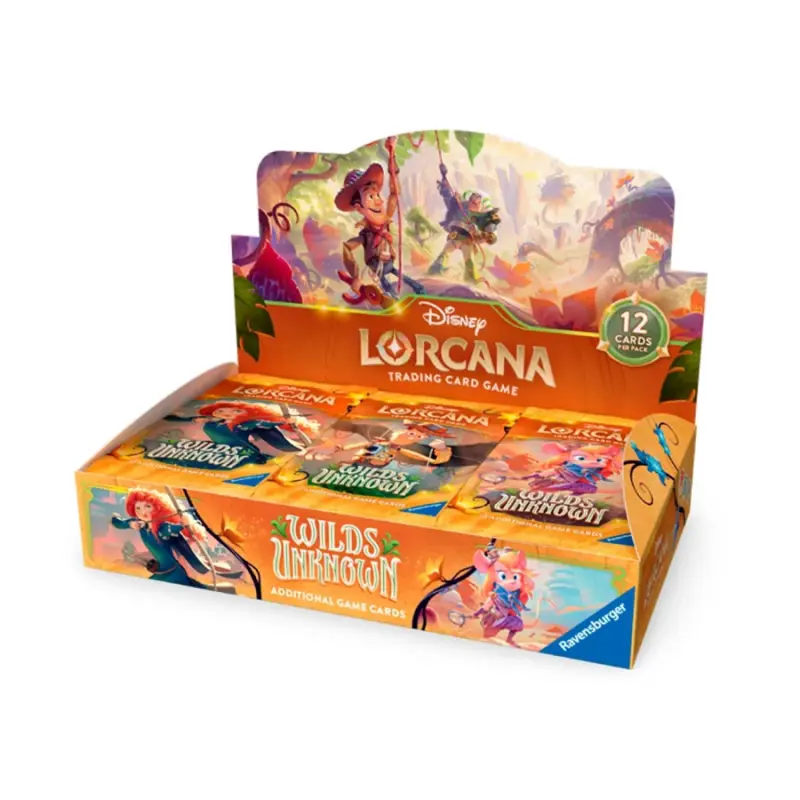 Disney Lorcana - Wilds Unknown - Caja de sobres (24 packs) (Inglés)