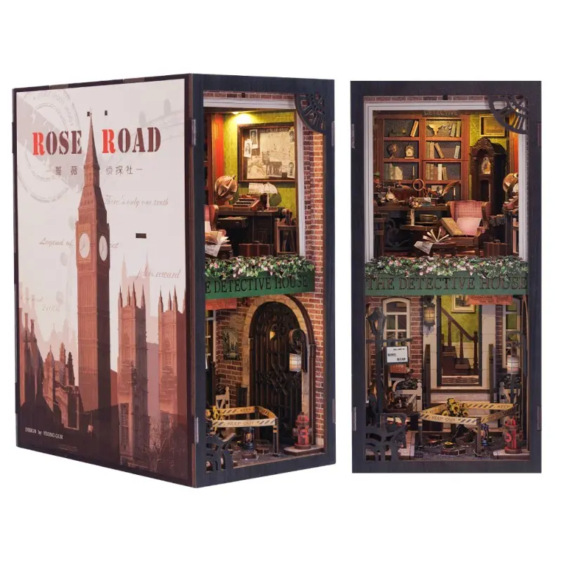 DIY Book Nook Kit - Book Journey - Rose Detective Agency