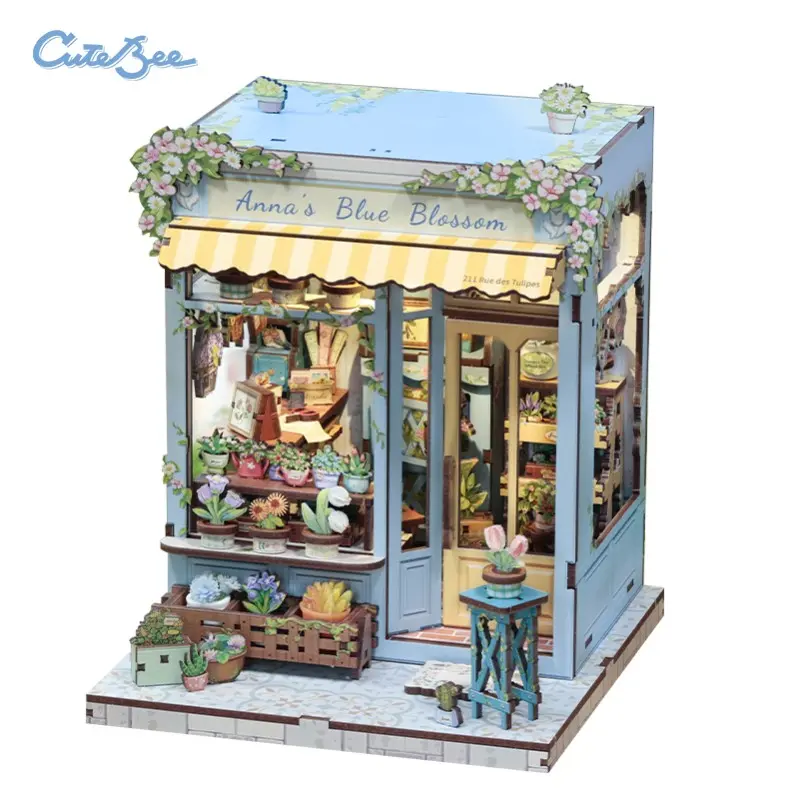 DIY Miniature House - City Walk - Anna's Blue Blossom