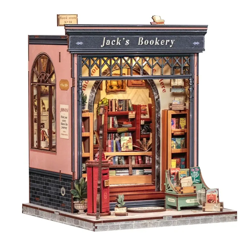 DIY Miniature House - City Walk - Jack's Bookery
