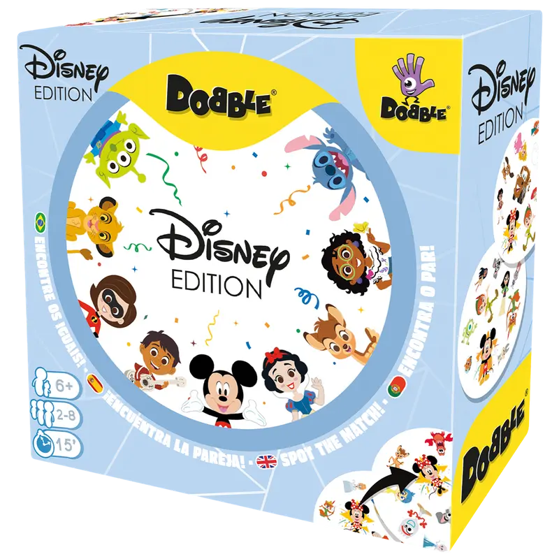 Dobble Edición Disney - Juego de cartas y observación
