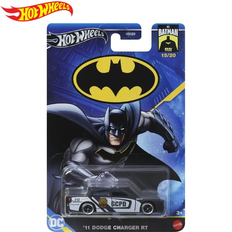 Dodge Charger RT 2011 coche de policía Batman Hot Wheels