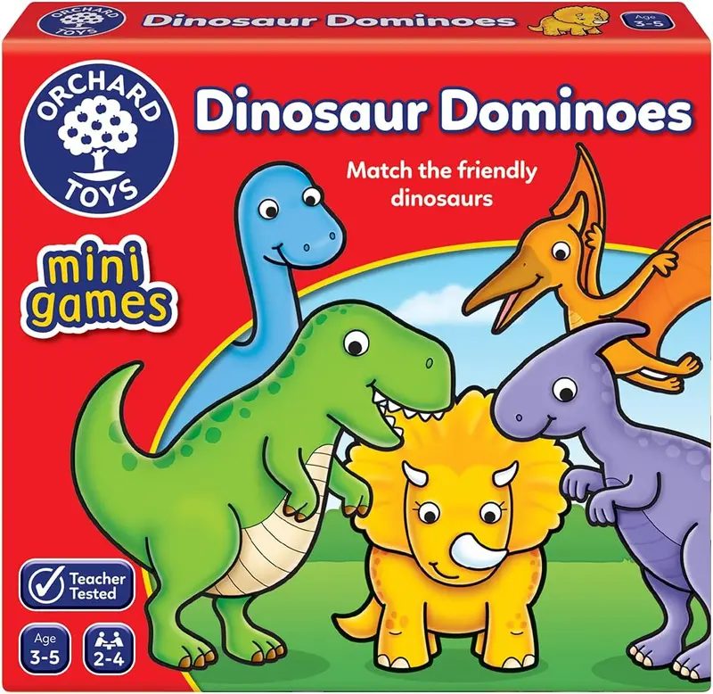 Dominó de Dinosaurios Orchard Toys | Juego educativo 3-5 años