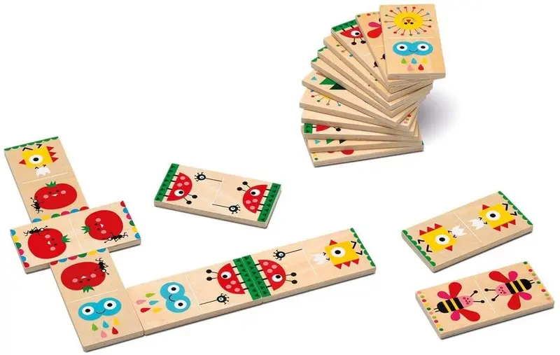 Dominó infantil en madera animales - cayro 8106