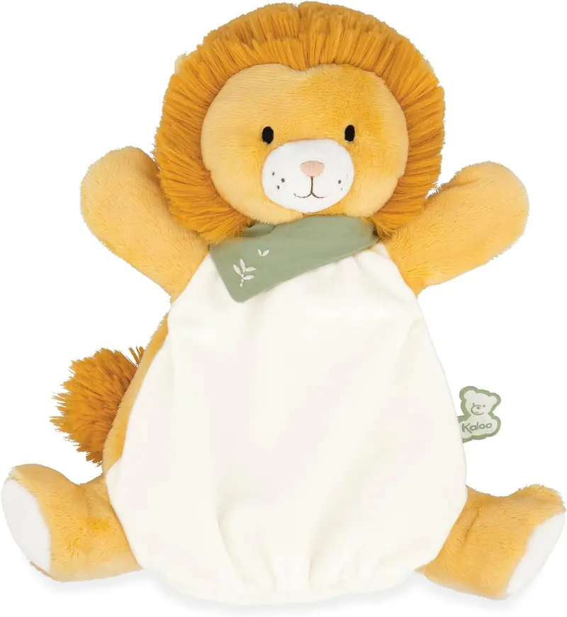 Doudou marioneta de mano bebé nougat el león - kaloo k224002