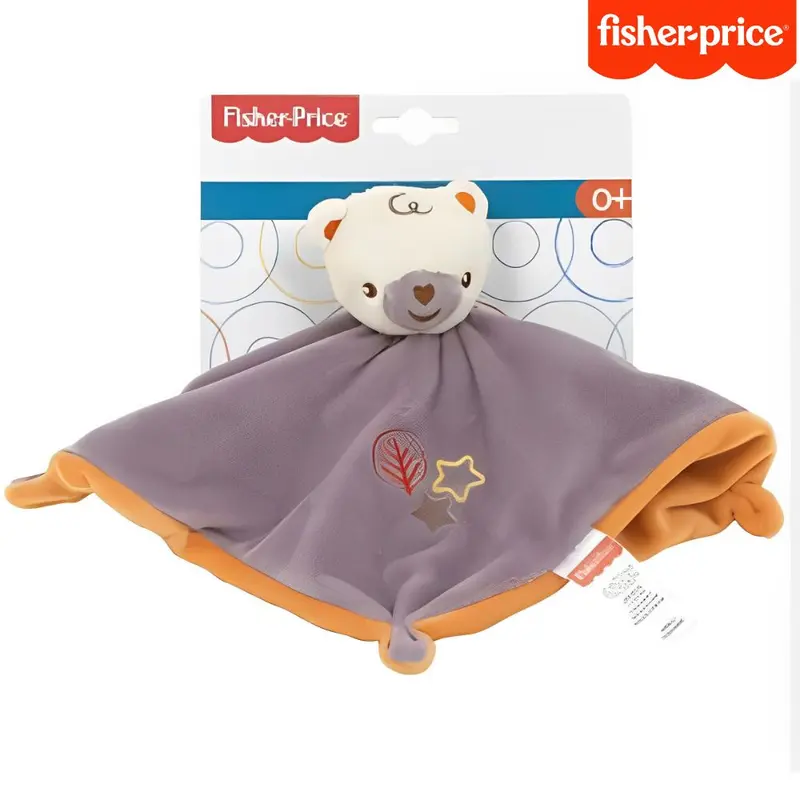 Doudou oso de peluche para cesta recien nacido Fisher Price
