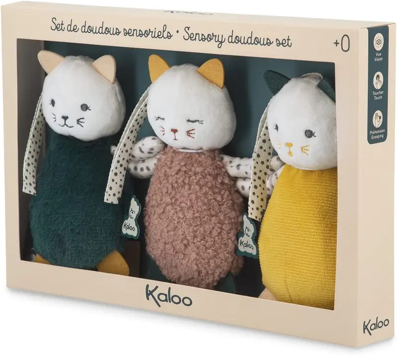Doudou para acariciar mis gatitos stimuli - kaloo k971600
