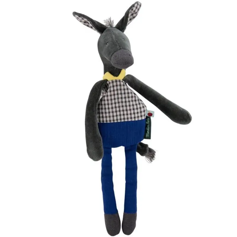 Doudou sonajero asno Manzana del Bosque