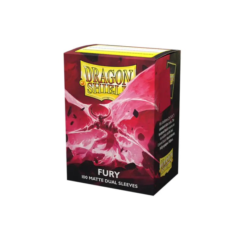 Dragon Shield - Standard Sleeves - Dual Matte Fury 'Alaric, Crimson King' (100 Sleeves)