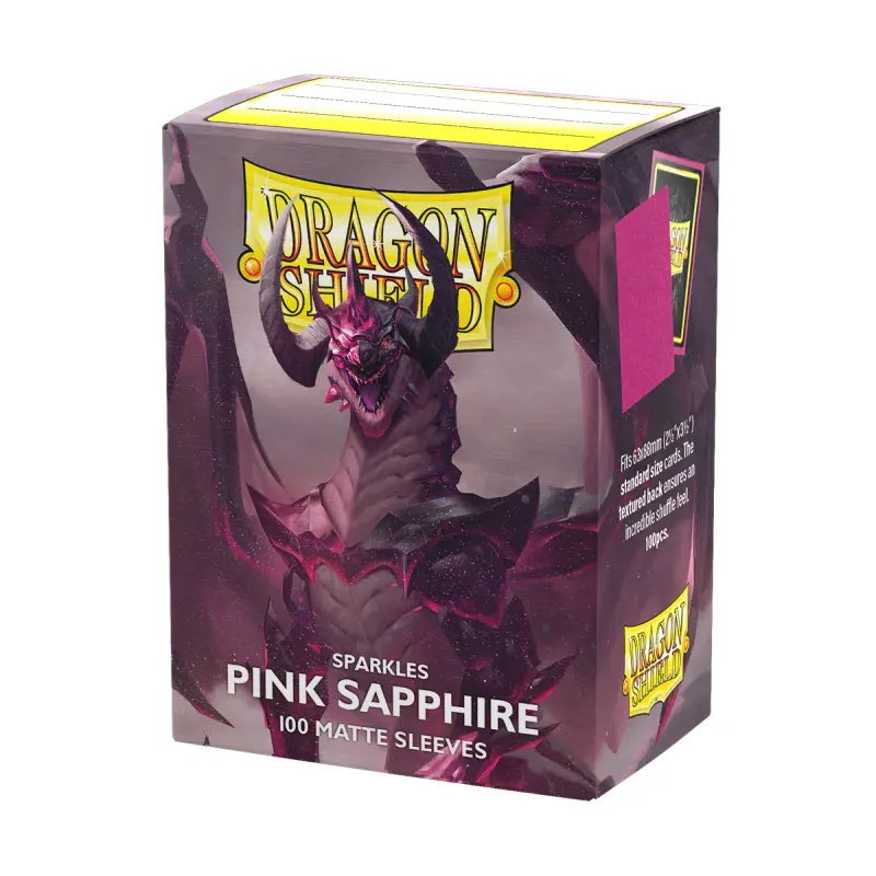 Dragon Shield - Standard Sleeves - Matte Pink Sapphire (100 Sleeves)