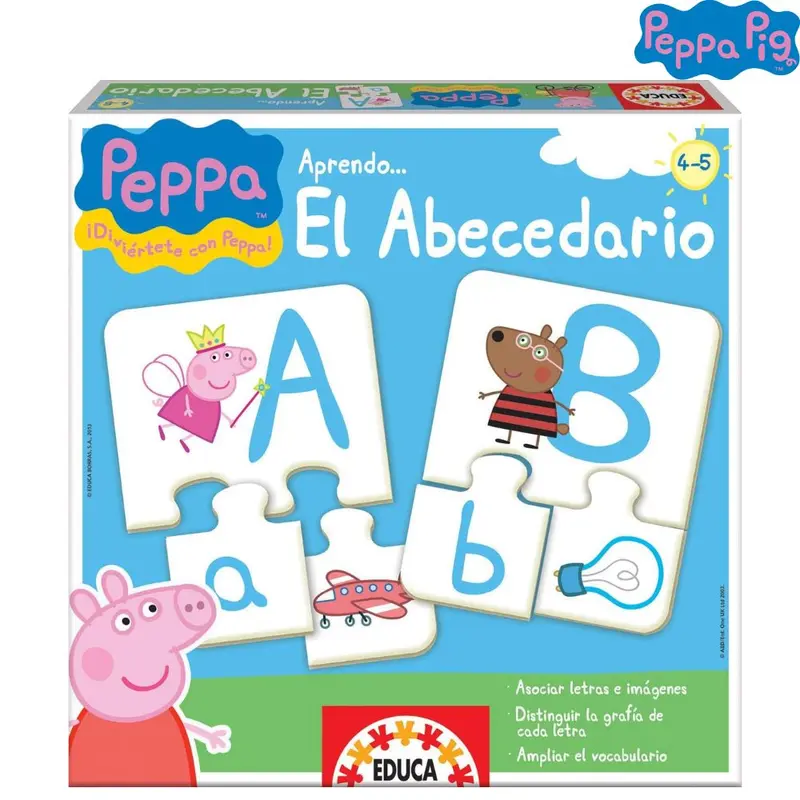 El abecedario Peppa Pig aprende el alfabeto Educa