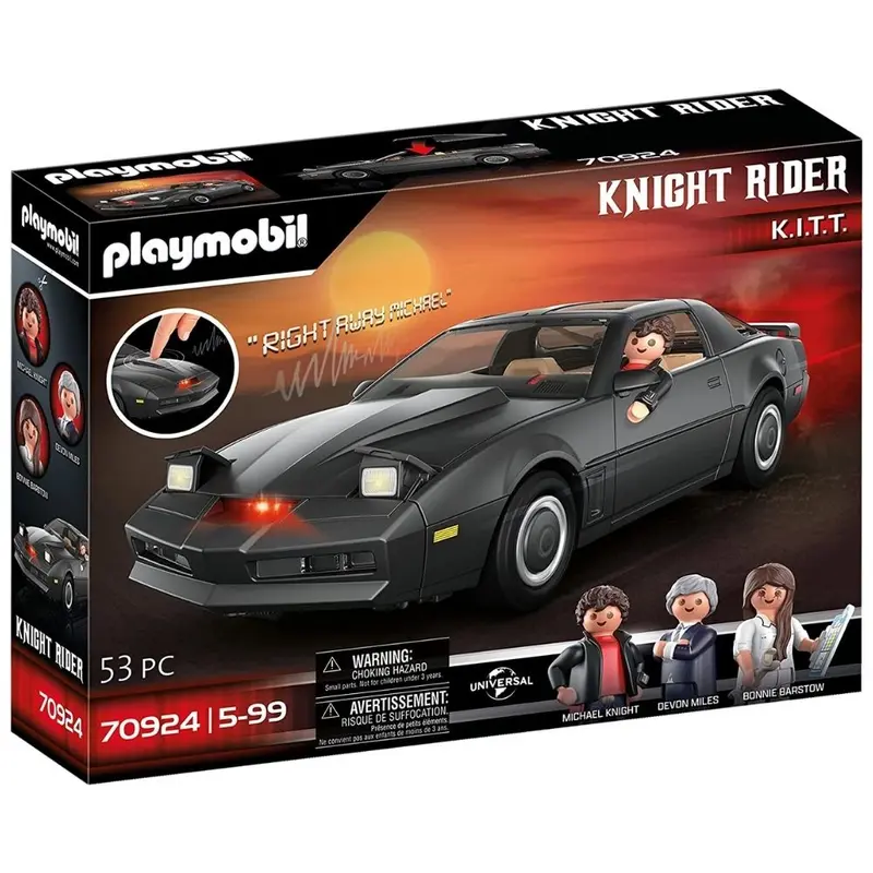 El Coche Fantástico Knight Rider K.I.T.T. PLAYMOBIL (70924)