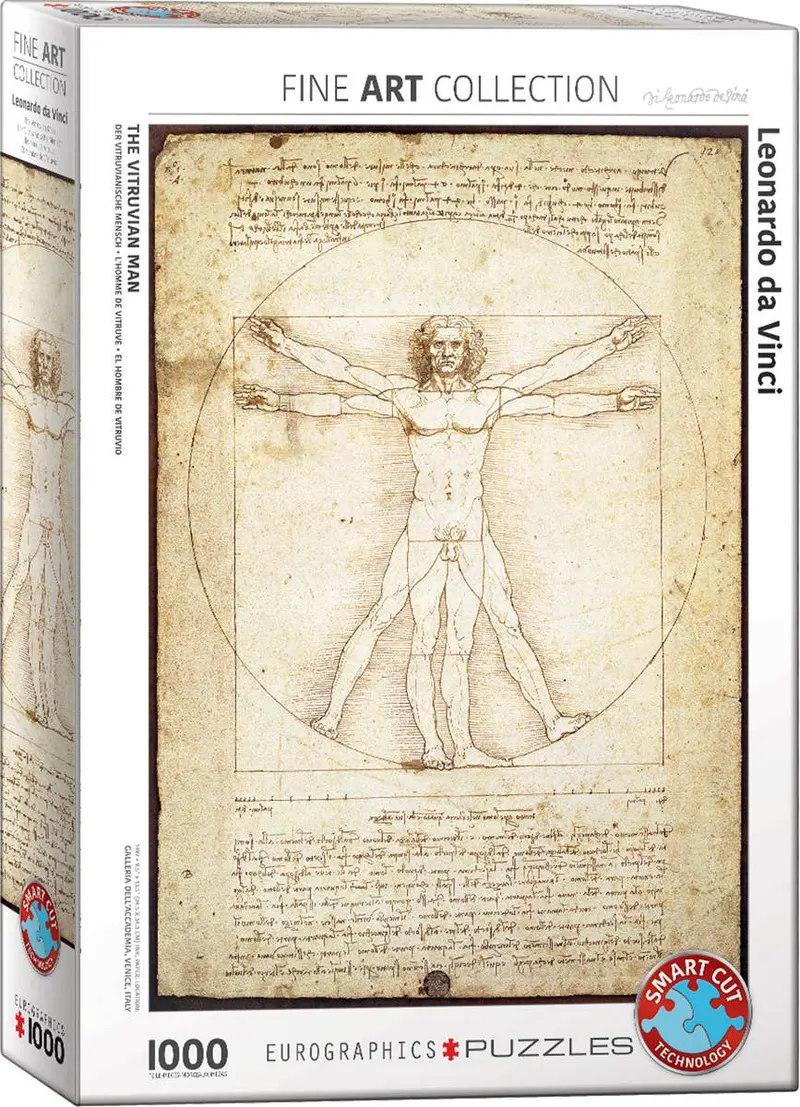 El Hombre de Vitruvio. Leonardo da Vinci