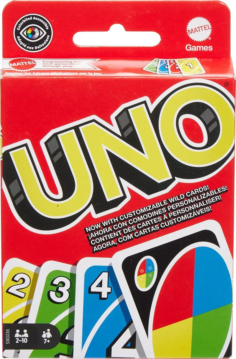 El juego de cartas uno. ¡diviértete jugando al uno! - mattel games