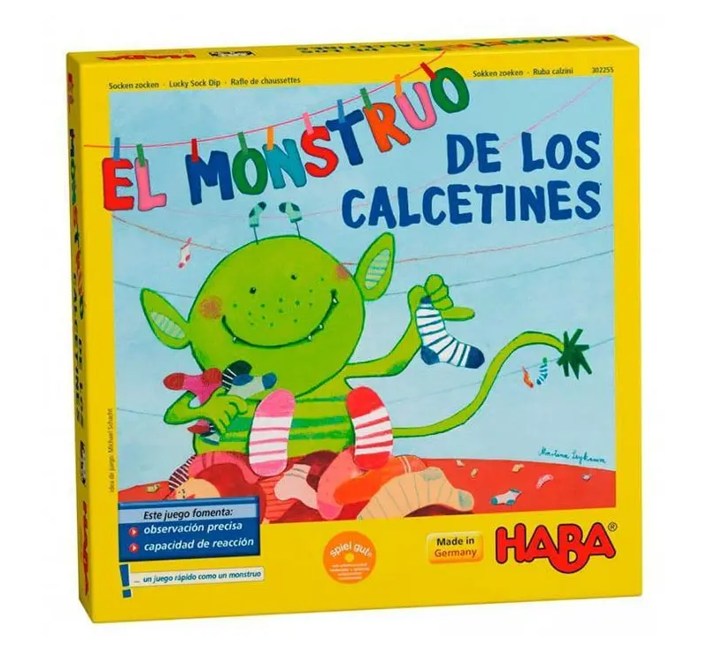 El monstruo de los calcetines Haba